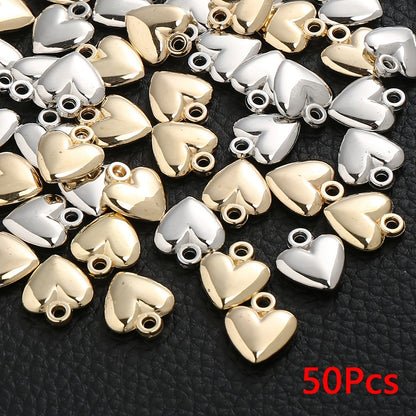 20/30/50PCS CCB Heart Love Pendant Set