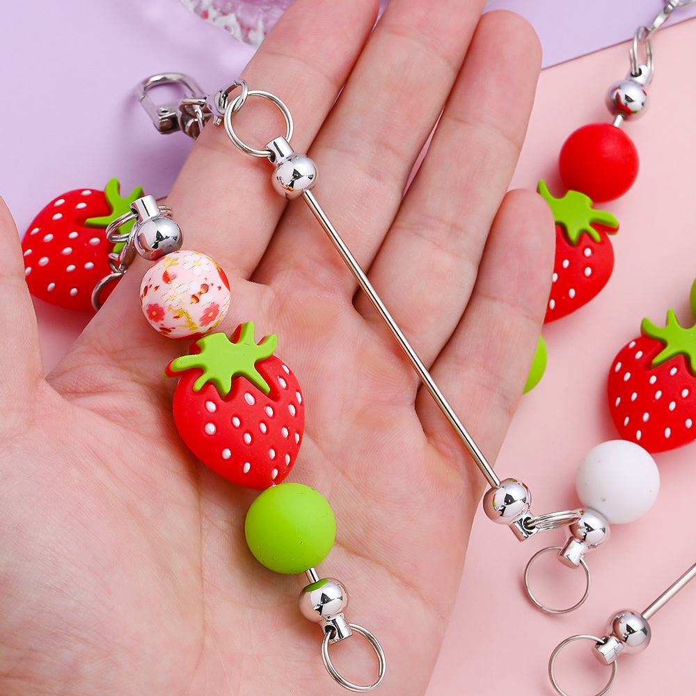 Strawberry Theme Keychain Making Kit