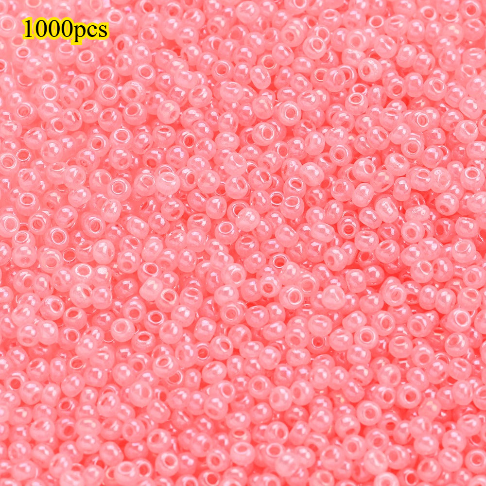 1000pcs 2mm Random Color Glass Seed Beads