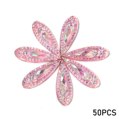 AB Iridescent Resin Teardrop Ornaments