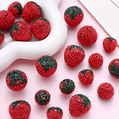 Strawberry Soft Clay Beads