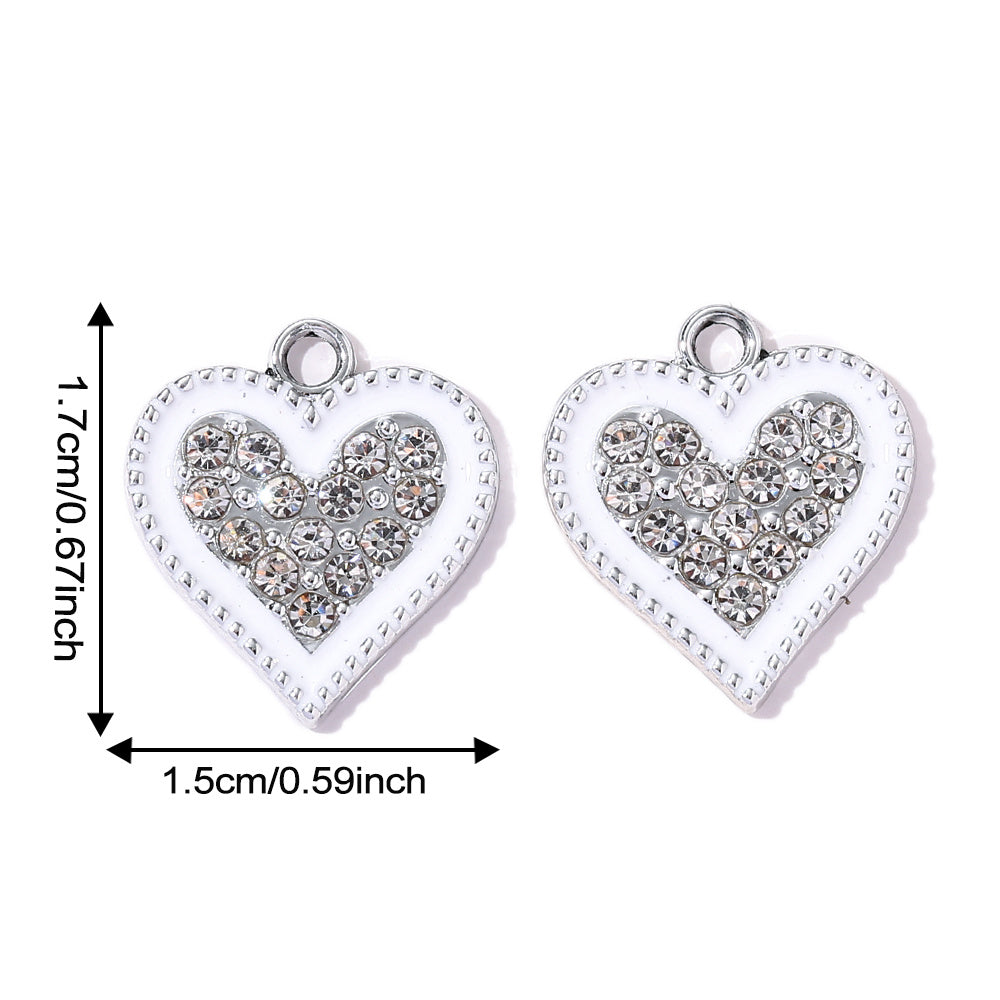 Valentine’s Day Heart Alloy Pendants