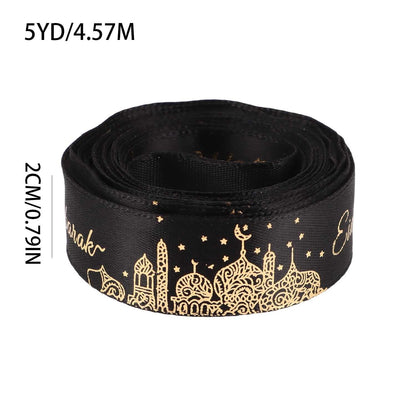 Happy Eid Mubarak Grosgrain Ribbon