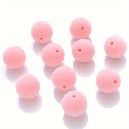 Fleece Pompom Acrylic Beads