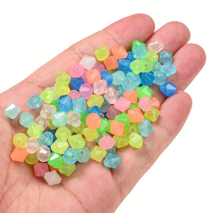 Luminous Rhombus Acrylic Beads