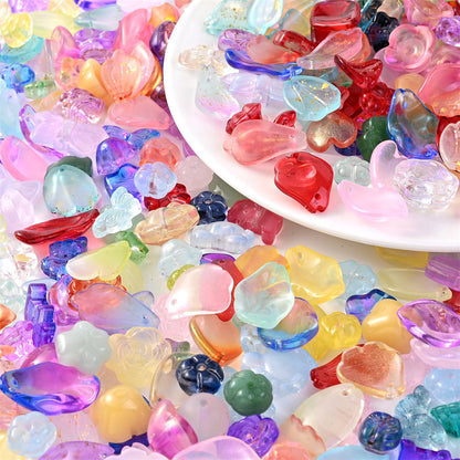 Mixed Style Glass Loose Beads