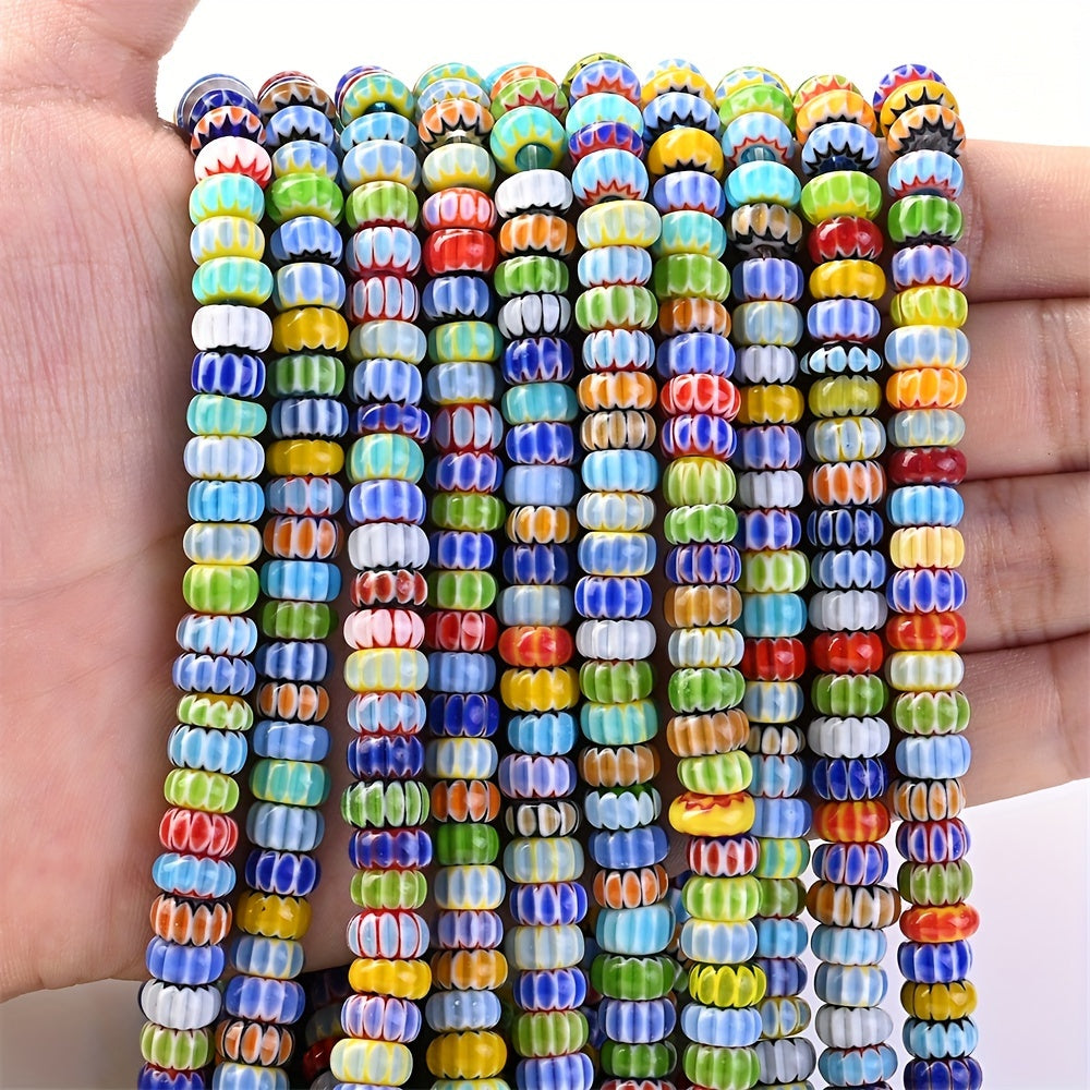 Colorful Glass Abacus Beads