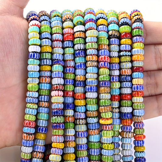Colorful Glass Abacus Beads