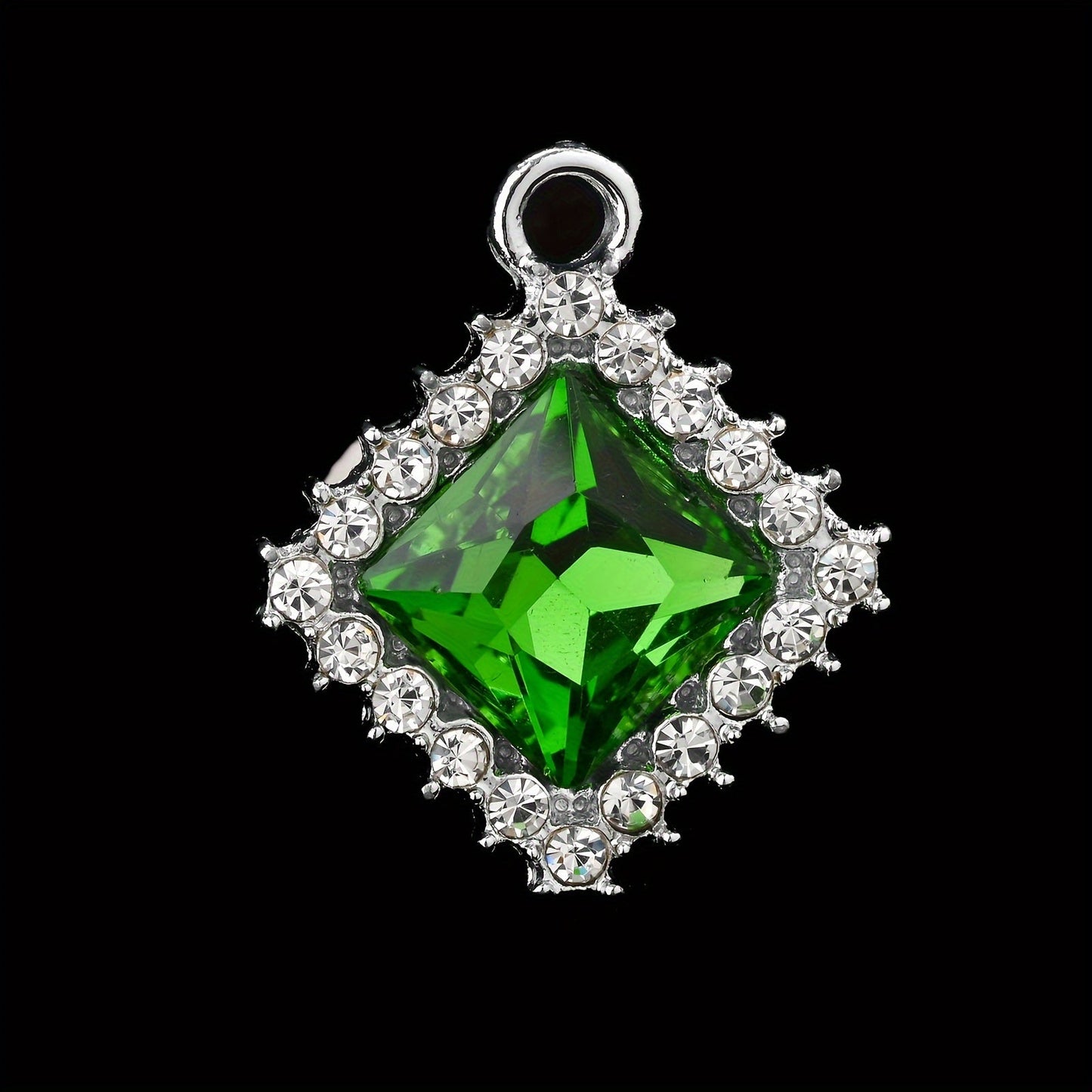Square Alloy Pendant Set