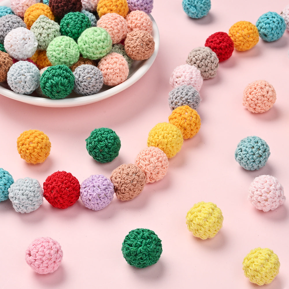 Colorful Mushroom Acrylic Beads