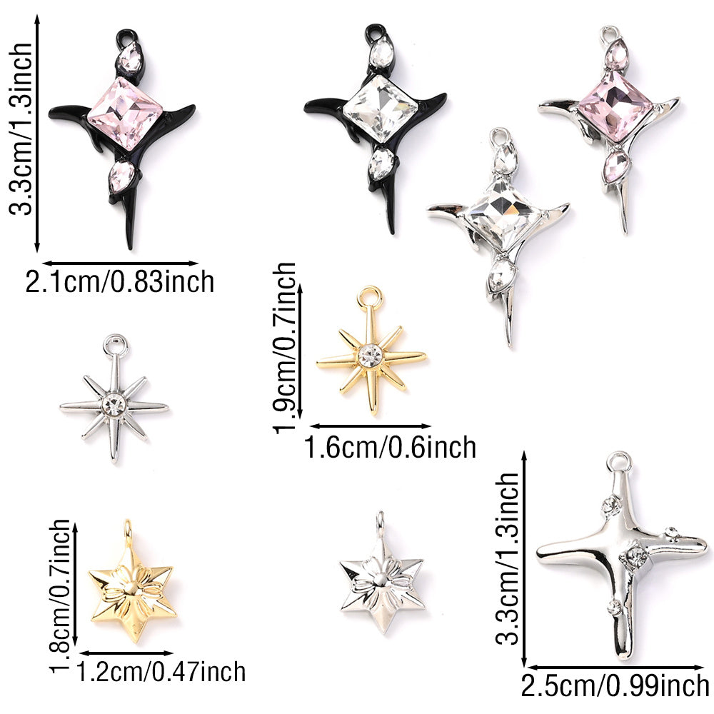 Ramadan Rhinestone Alloy Pendants