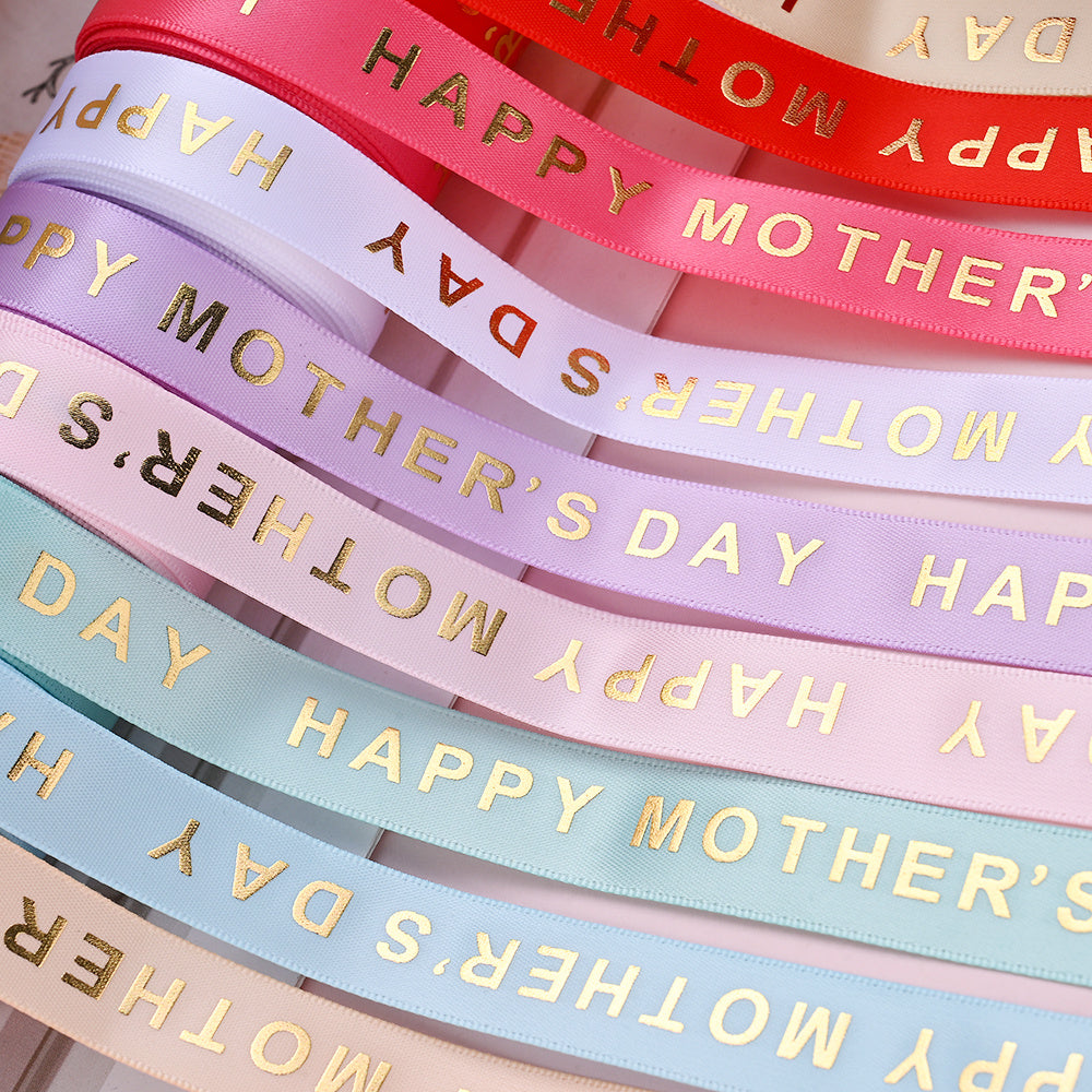 Happy Mother's Day Printed Ribbon