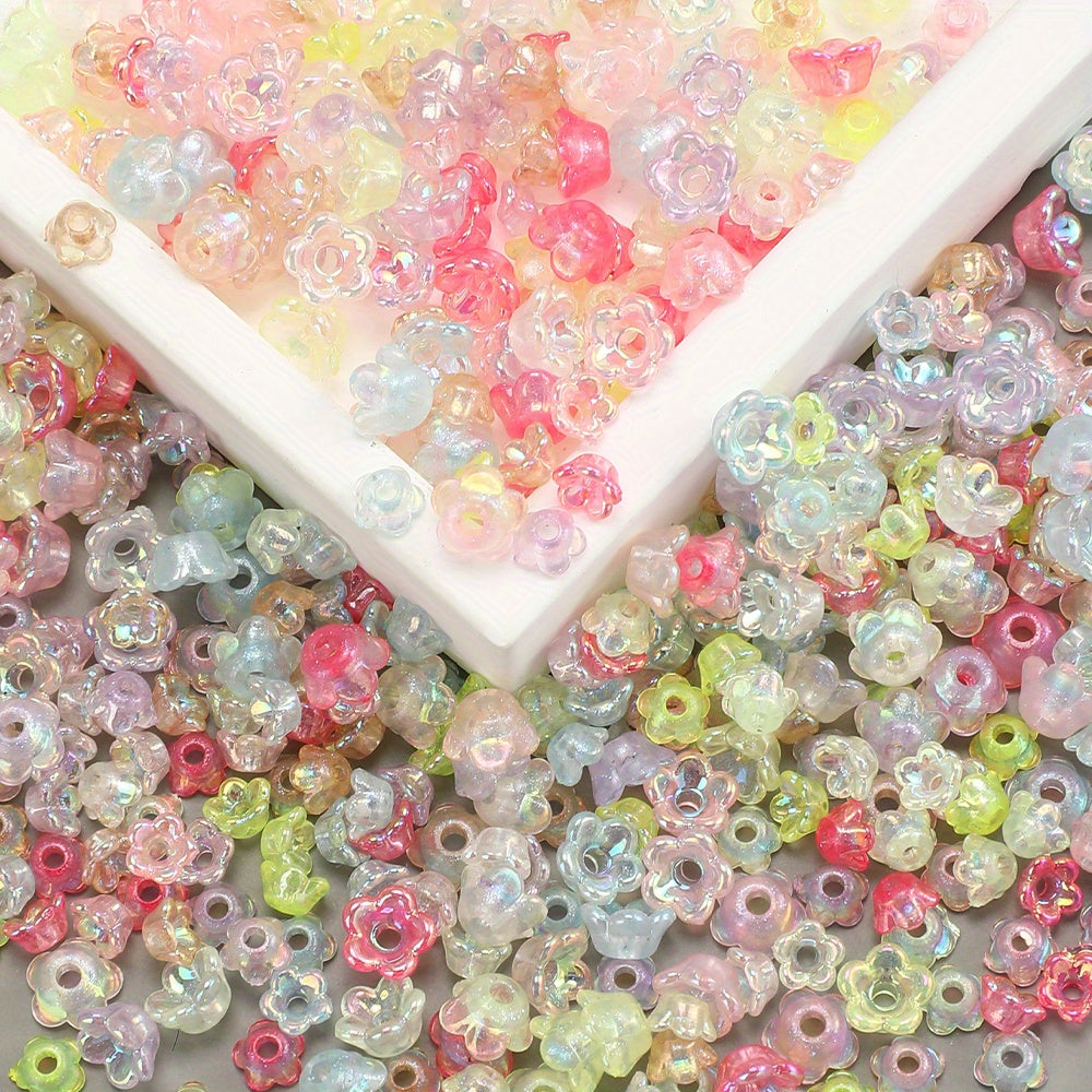 100/200pcs Tiny Valley Lily Flower Beads