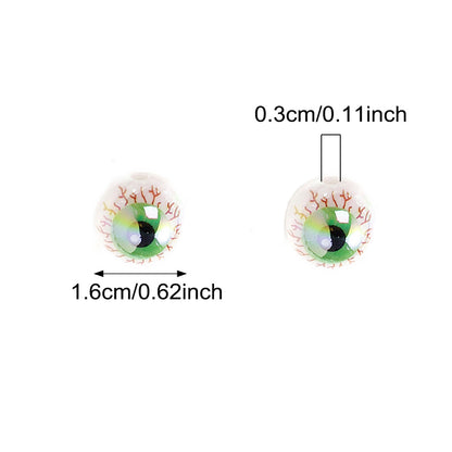 20pcs 16mm Acrylic Eyeball Beads