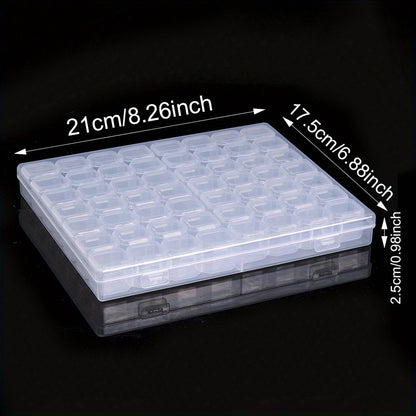 56 Grids Adjustable Plastic Storage Box