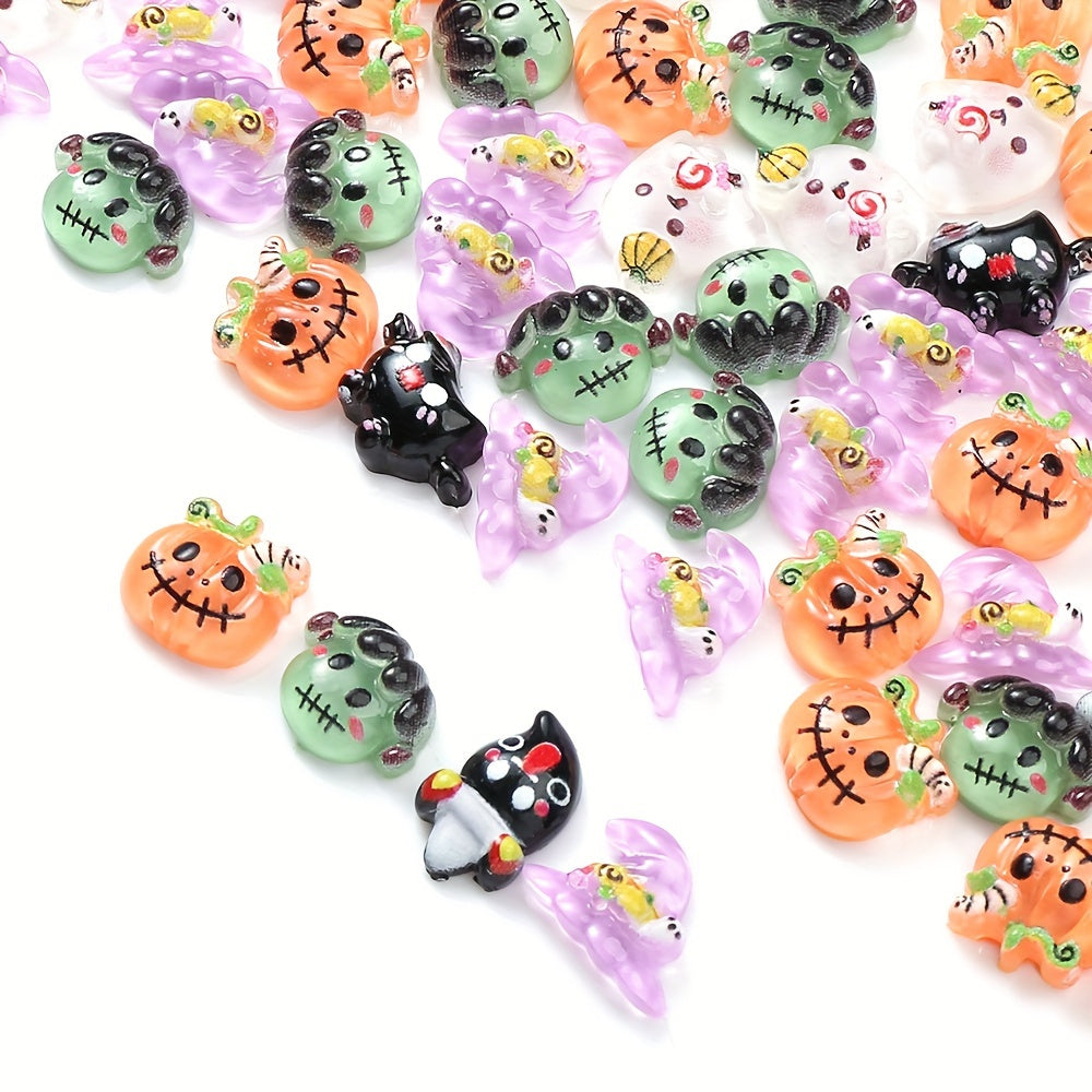 Halloween Resin Patch Beads
