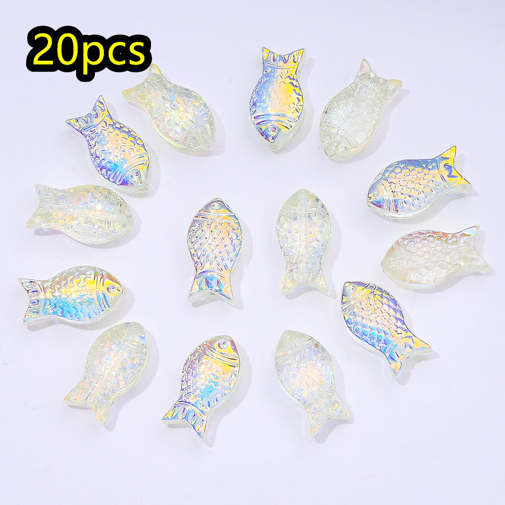 Gradient Goldfish Glass Beads