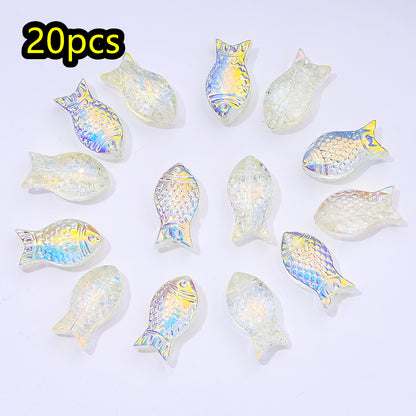 Gradient Goldfish Glass Beads