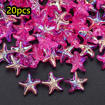 AB Ocean Starfish Glass Beads