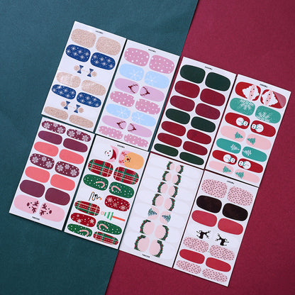 1 Sheet Christmas Nail Wrap Stickers