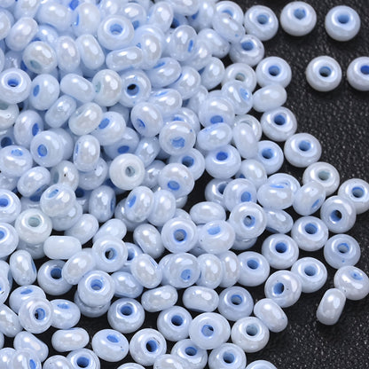 Colorful 3 mm Donut Rice Spacer Beads