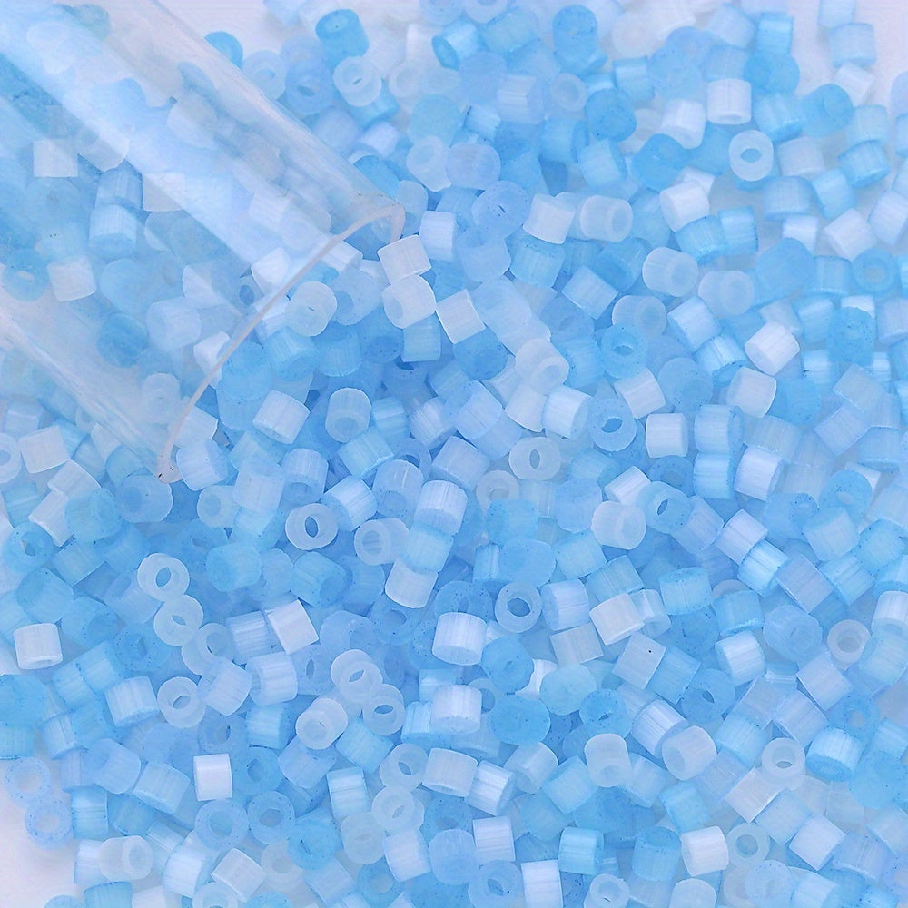 10g 2.5mm Colorful Drawn Glass Seed Beads