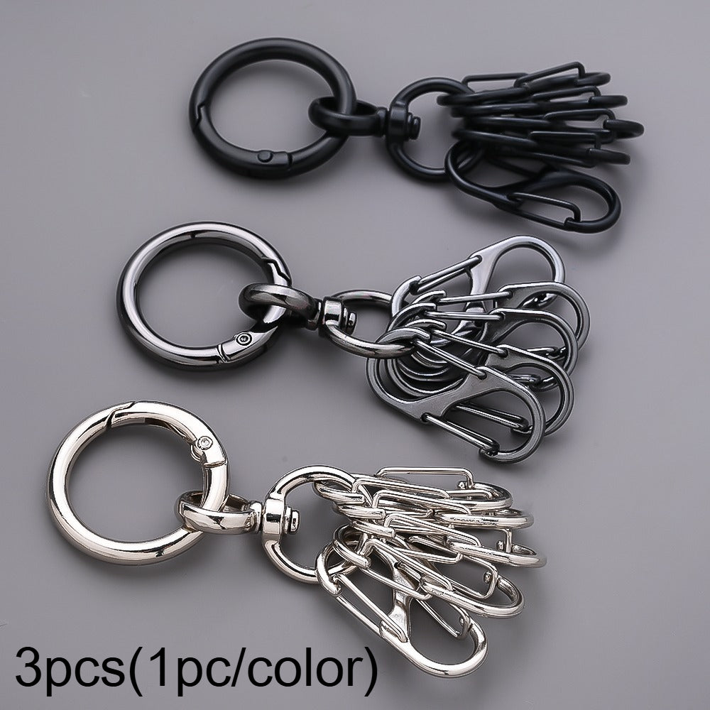 Rotating Keychain Buckle Set