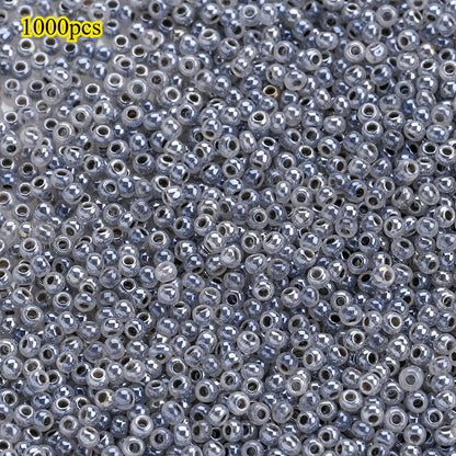 1000pcs 2mm Random Color Glass Seed Beads