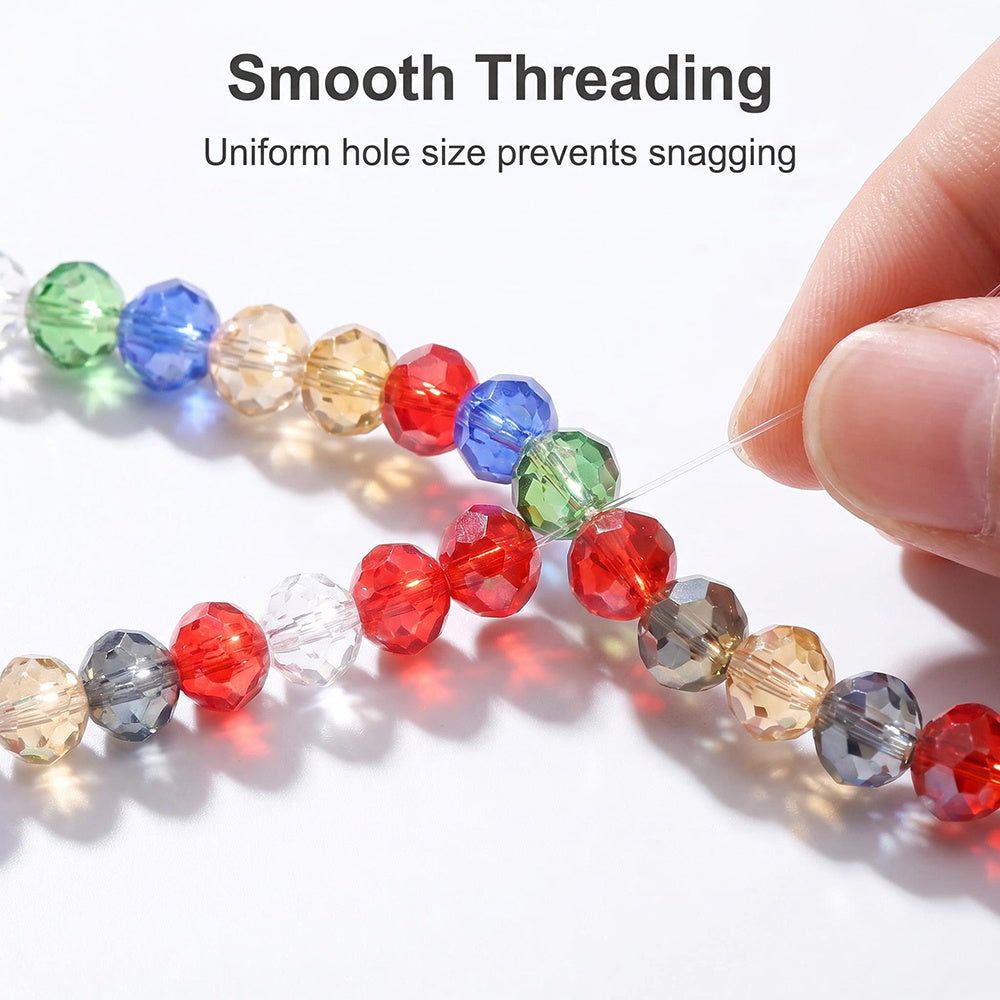 800pcs Sparkling Artificial Crystal Beads Set