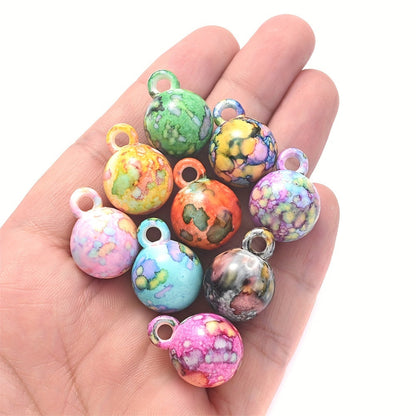 Round Acrylic Pendant Charms