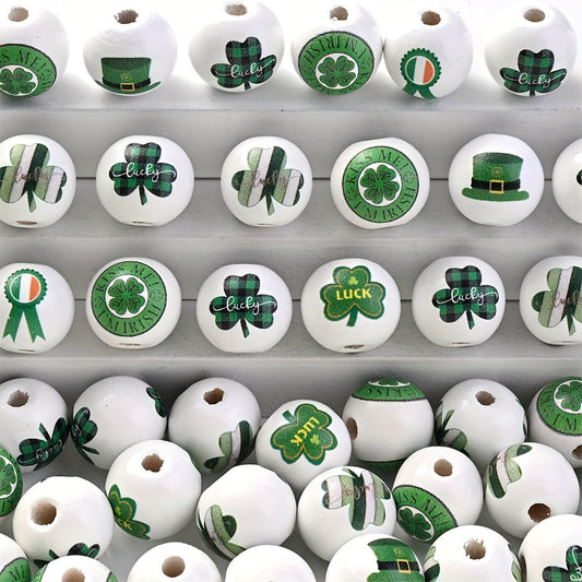 St. Patrick’s Day Wooden Beads