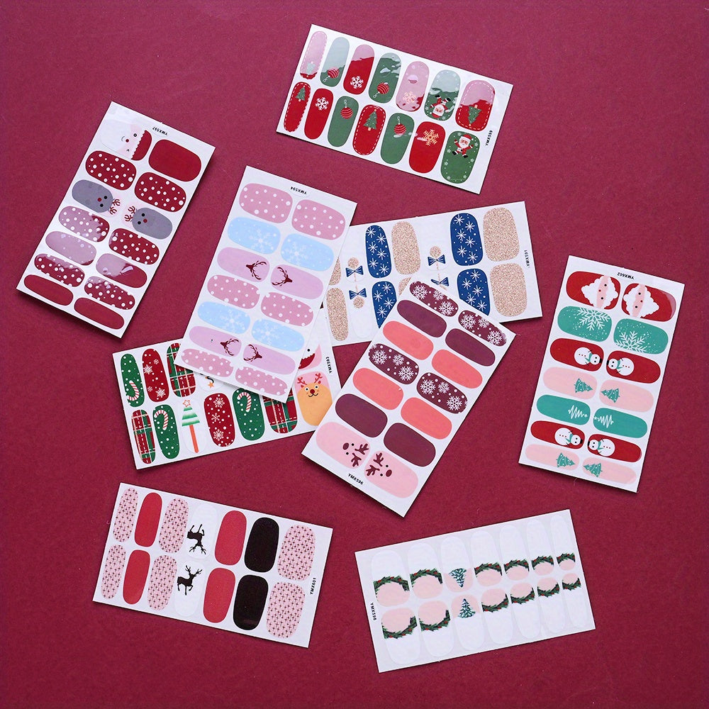 1 Sheet Christmas Nail Wrap Stickers