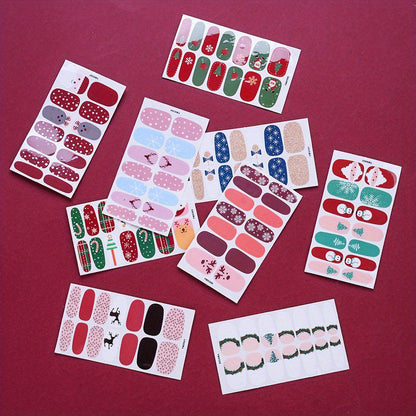 1 Sheet Christmas Nail Wrap Stickers