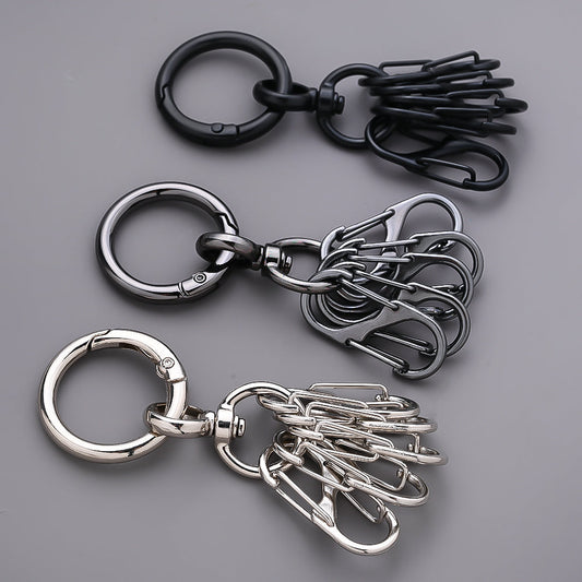 Rotating Keychain Buckle Set