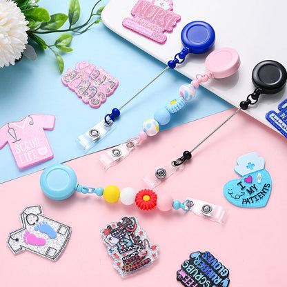 Beadable Badge Reel DIY Kit
