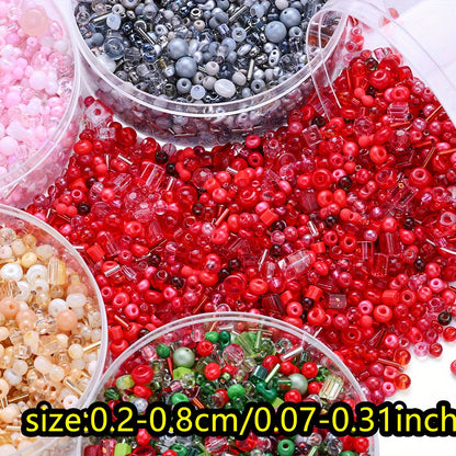 20g/bag Christmas Glass Seed Beads