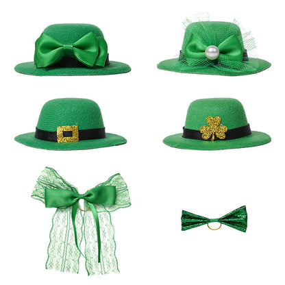 Green Bow Tie Cloth Decorations