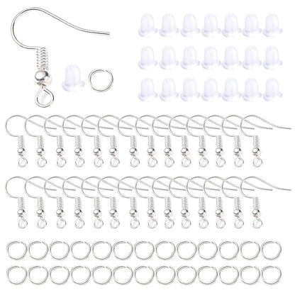 Gold Silver Earring Hook Set