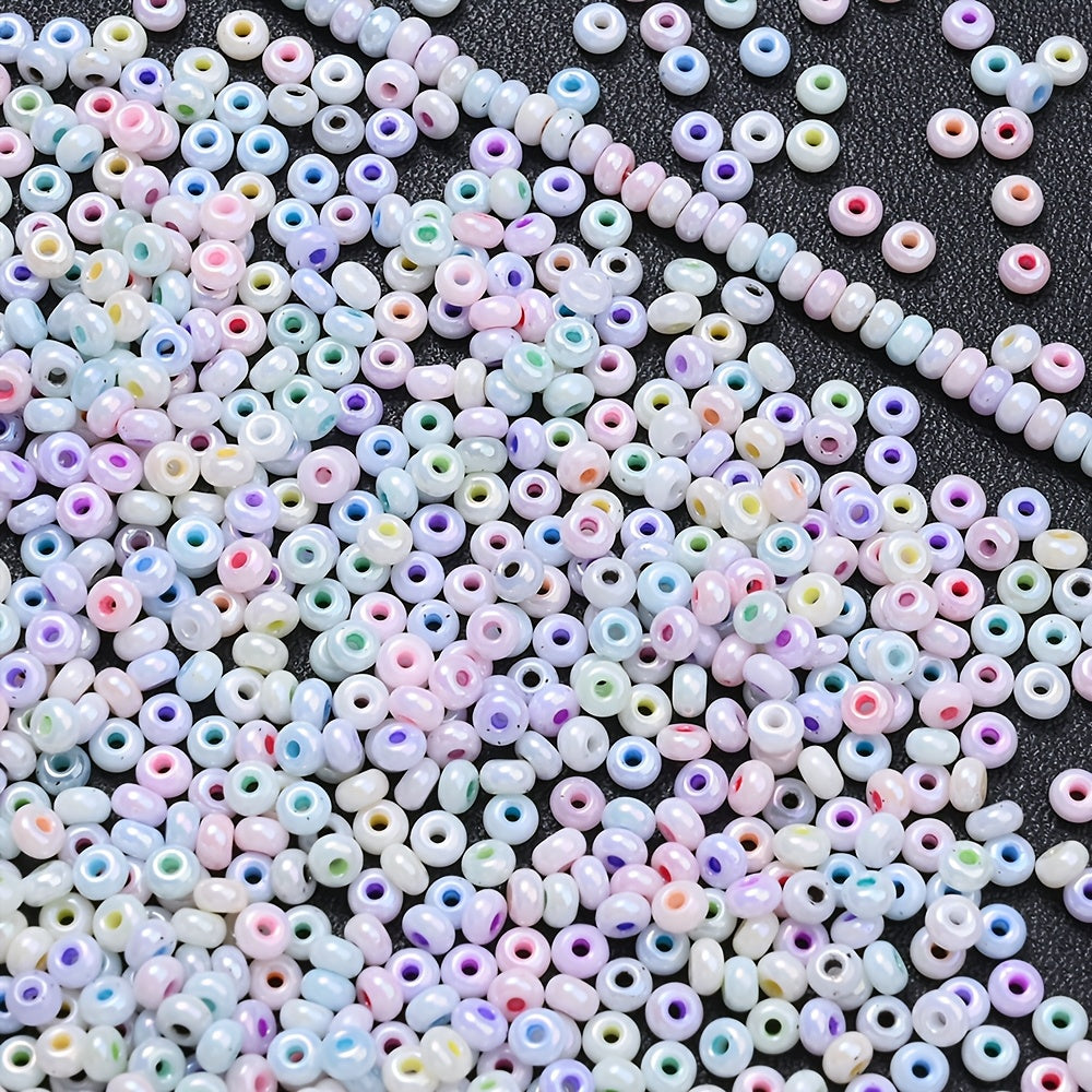 Colorful 3 mm Donut Rice Spacer Beads