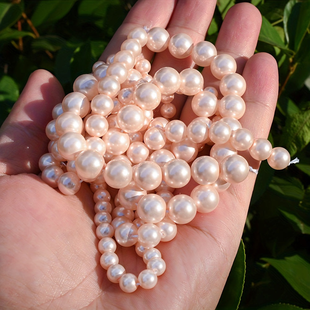 1SET 6/8/10mm Round Glass Bead Set
