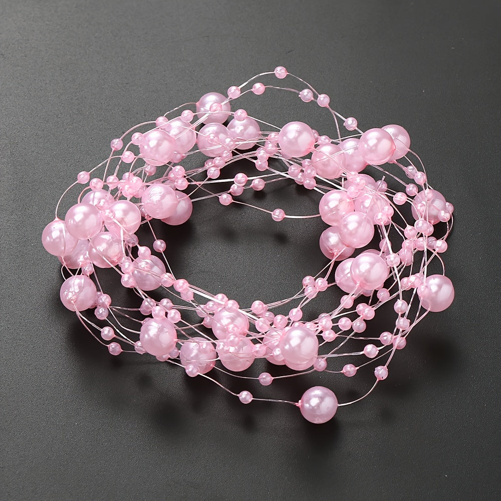 118.11 Inch Acrylic Round Bead Chain
