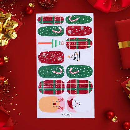 1 Sheet Christmas Nail Wrap Stickers