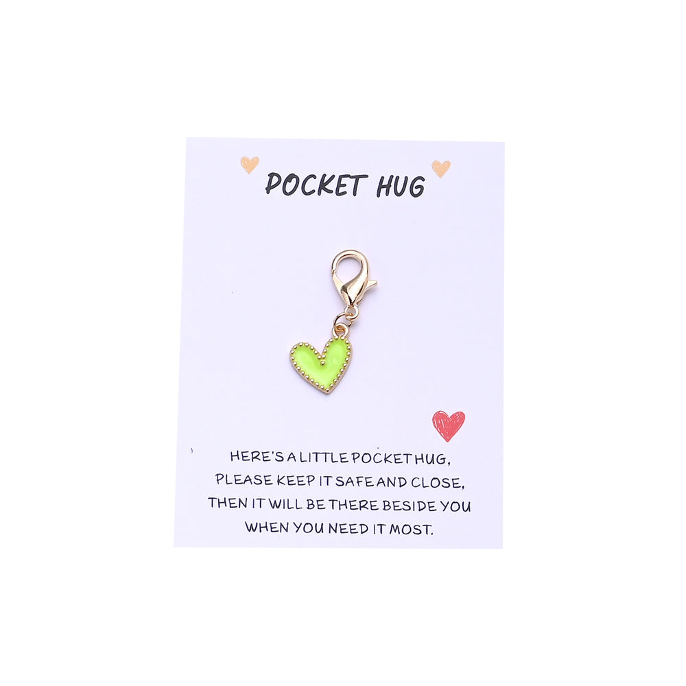 Heart Keychain with Thank You Card