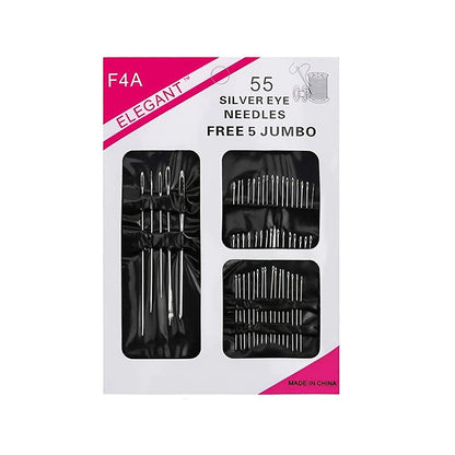Silver Embroidery Needles Set