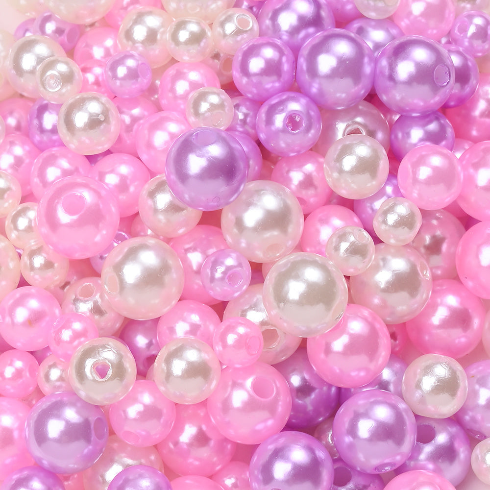 Colorful ABS Imitation Pearl Beads
