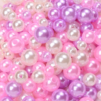 Colorful ABS Imitation Pearl Beads