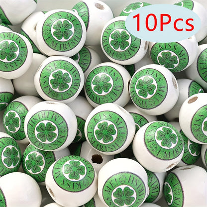 St. Patrick’s Day Wooden Beads