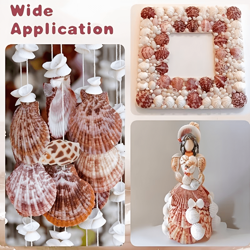 200pcs Tiny Artificial Sea Shells Beads