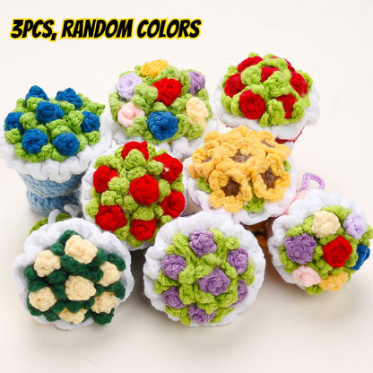 1/3-Piece Stuffed Plant Flower Charms