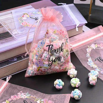 Bead Drawstring Bags